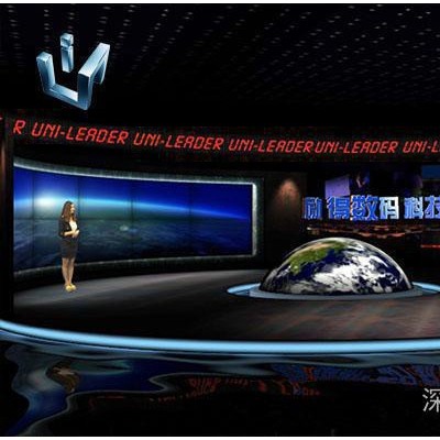 深圳励得数码U-Studio  星空3D全景无轨虚拟演播室 虚拟布景 虚实结合