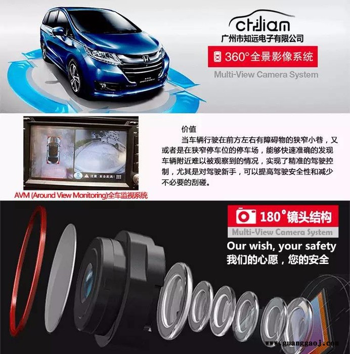 知远电子 360全景3D厂家批发行车记录仪**图3