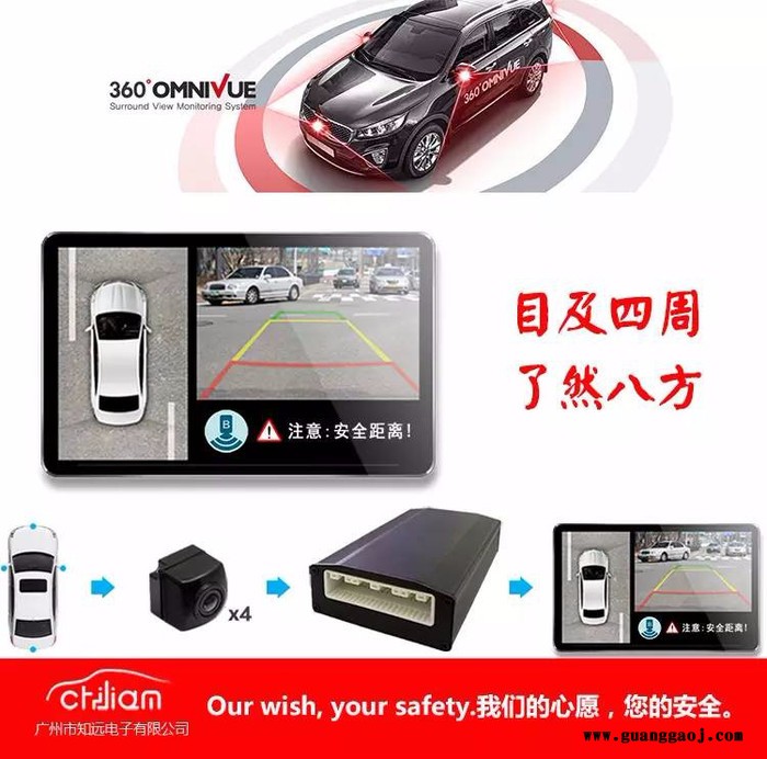 知远电子 360全景3D厂家批发行车记录仪**图2