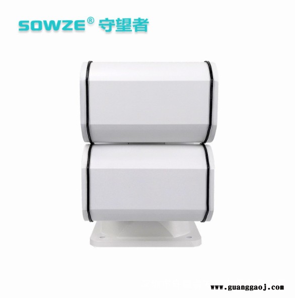 双光谱可见光+热成像+白光灯 4筒网络高清云台摄像机 巡检机器人用云台图3