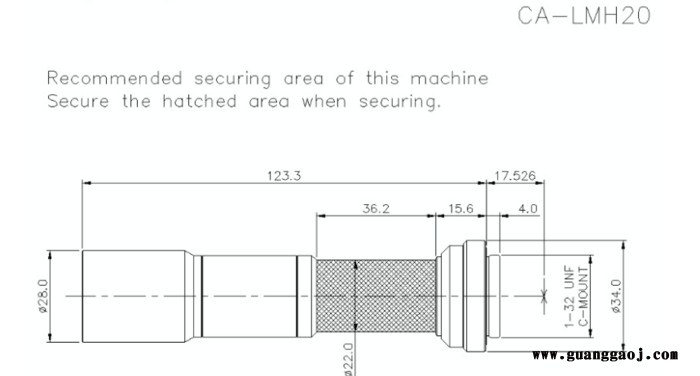 基恩士KEYENCE  CA-LMH20  CA-L系列 工业镜头图1