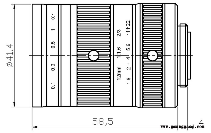 日本AVENIR ETOKU精工        SE1216-5MP      高清镜头   工业镜头图3