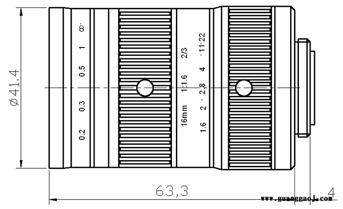 日本AVENIR ETOKU精工        SE1616-5MP      高清镜头   工业镜头图1