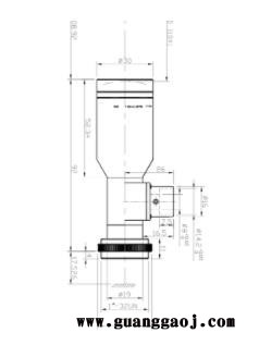 浩蓝光电AZUREphotonics AZURE-11008TSMD 同轴工业远心镜头图1