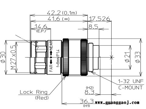 日本Kowa兴和      HC-V系列       LM8JCM-V      抗震镜头镜头图2