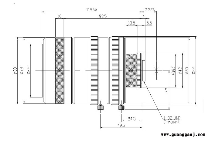 基恩士KEYENCE  CA-LS30  CA-L系列 工业镜头图2