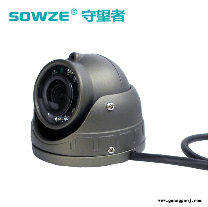 Camera 车载半球红外车内高清摄像头 AHD2寸夜视距离20米 带音频车载摄像机 车载半球摄像头图1