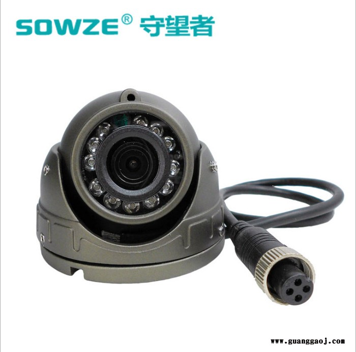 Camera 车载半球红外车内高清摄像头 AHD2寸夜视距离20米 带音频车载摄像机 车载半球摄像头图2