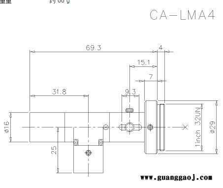 基恩士KEYENCE  CA-LMA4  CA-L系列 工业镜头图5