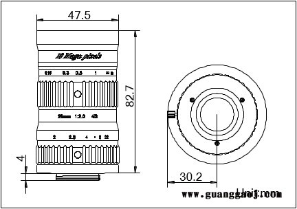 HIKVISION海康威视     FA镜头      SA2520M-10MP        工业镜头图1