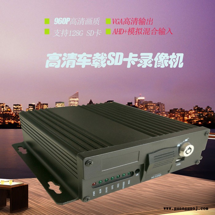 广西地区sd卡车载录像机 SD卡存储 GPS 北斗定位 混合视频输入 配用星光级夜视车载摄像机金属迷你车载摄像机图3