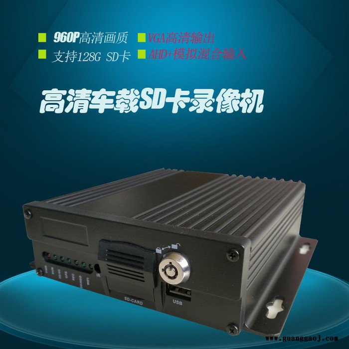 广西地区sd卡车载录像机 SD卡存储 GPS 北斗定位 混合视频输入 配用星光级夜视车载摄像机金属迷你车载摄像机图1