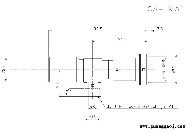 基恩士KEYENCE  CA-LMA1  CA-L系列 工业镜头图4