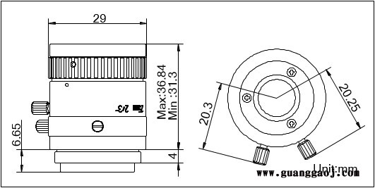 HIKVISION海康威视     FA镜头      MVL-MF2520M-5MP        工业镜头图2