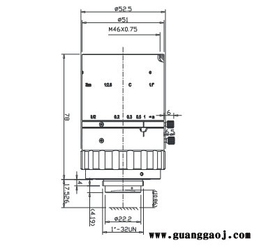浩蓝光电AZUREphotonics AZURE-3526SF 手动光圈定焦镜头图3