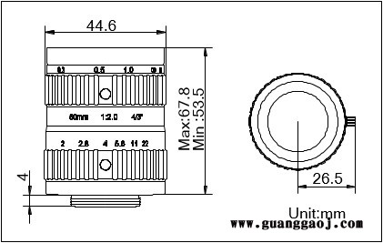 HIKVISION海康威视     FA镜头      SA5020M-10MP        工业镜头图1
