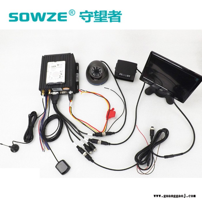 守望者车载监控长途客车专用车载监控系统 百万高清车载摄像头 可带音频随时查看图2