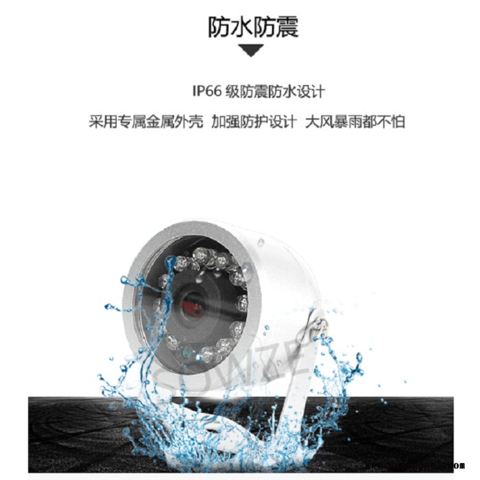 camera200万红外车载后视家用摄像机 铝合金高清广角摄像头监控 守望者鹅蛋日夜全彩防水监控摄像机音视频电子设备图4