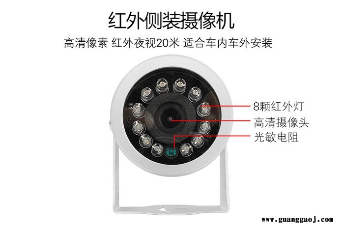 camera200万红外车载后视家用摄像机 铝合金高清广角摄像头监控 守望者鹅蛋日夜全彩防水监控摄像机音视频电子设备图1