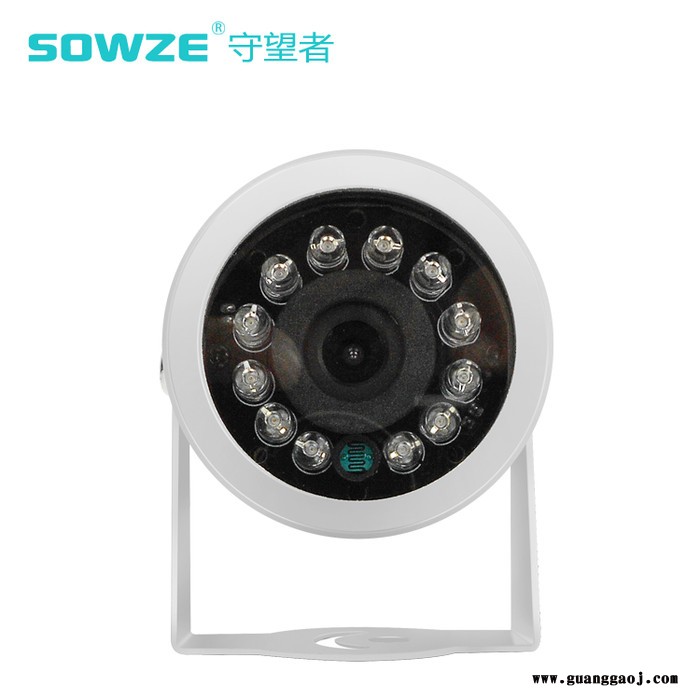 camera200万红外车载后视家用摄像机 铝合金高清广角摄像头监控 守望者鹅蛋日夜全彩防水监控摄像机音视频电子设备图2