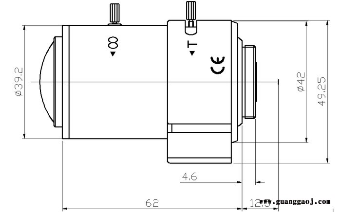 日本AVENIR ETOKU精工          SSV2812GNB           工业镜头图2
