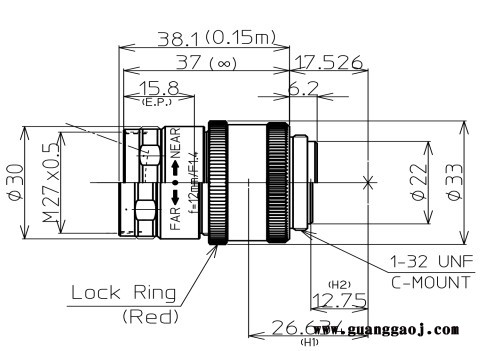 日本Kowa兴和      KOWA 系列        LM12JCM-V      百万像素定焦镜头图3