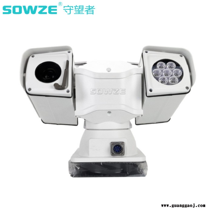 巡检环境车监控T型云台摄像机 PTZ25倍机芯网络车顶摄像头高清200万 守望者多功能电子防抖云台图3