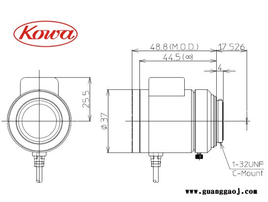 日本Kowa兴和        LM35JC5MM-IR       百万像素      工业镜头图2