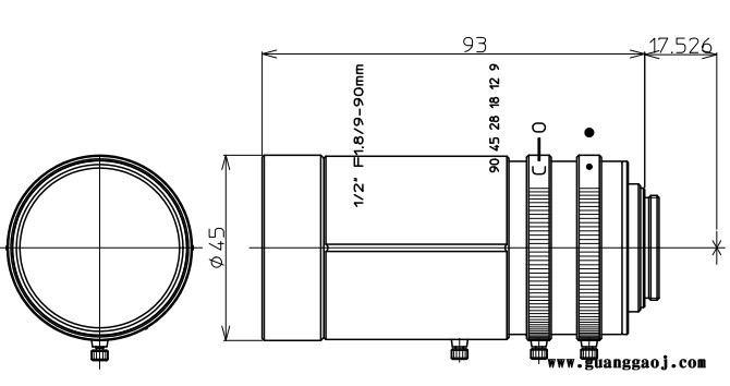 日本Kowa兴和           LMVZ990-IR      手动变焦    百万像素工业镜头图2