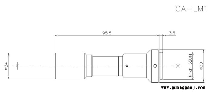 基恩士KEYENCE    CA-LM1  CA-L系列 工业镜头图2