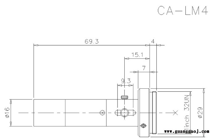 基恩士KEYENCE   CA-LM4  CA-L系列 工业镜头图5