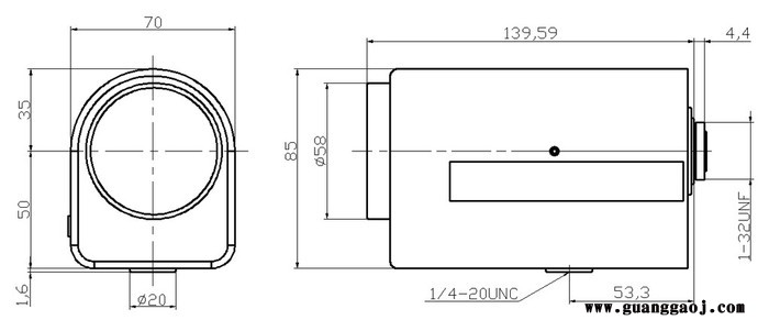 日本AVENIR ETOKU精工          SL8585GNBIRMP           工业镜头图2