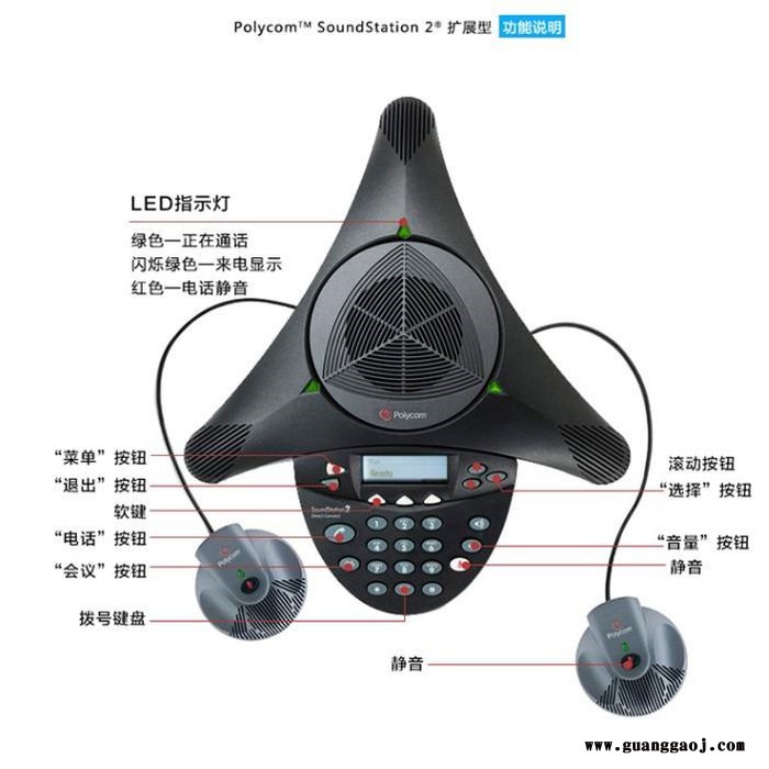 Polycom宝利通group550视频会议终端摄像机310/500/700核代批发图3