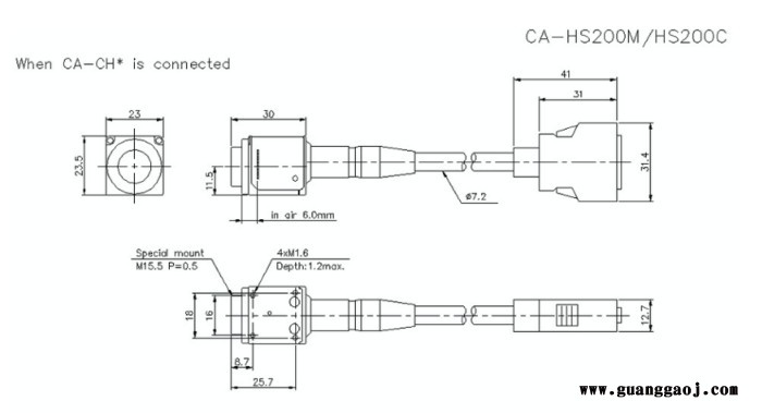 基恩士KEYENCE CA-HS200C 彩色工业相机图4