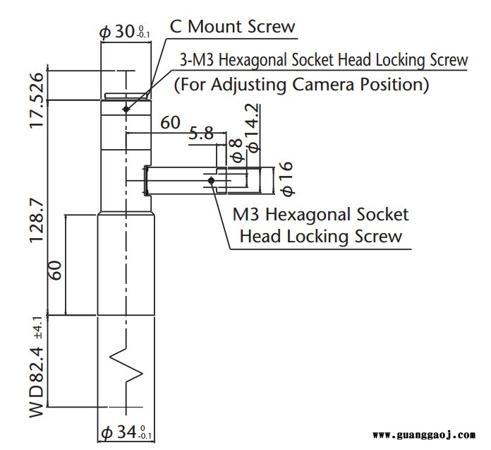 日本茉丽特    MML-NIR系列     MML4-80D-IR     百万像素    远心工业镜头图2