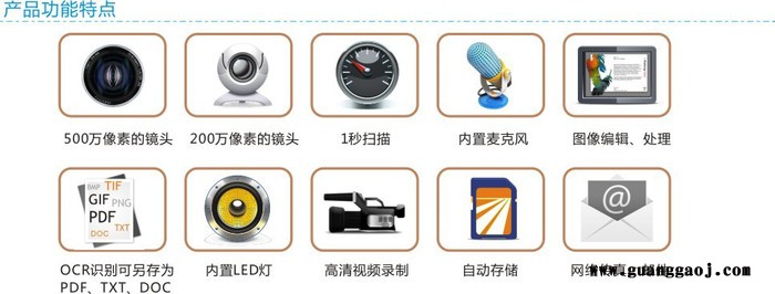 供应鼎易数影仪X520 高拍仪 双镜头 多媒体教学好帮手！图3