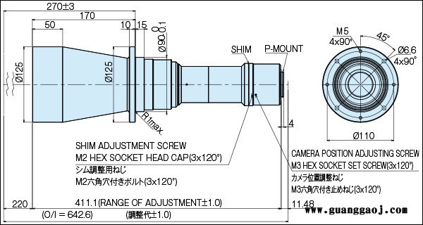 日本茉丽特      MTL系列    MTL-10035P-035    百万像素    远心工业镜头图3