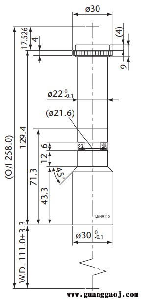 日本茉丽特        MML-HR系列       MML1.5-HR110     远心工业镜头图1