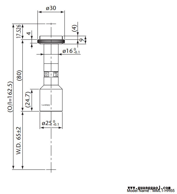 日本茉丽特       MML-HR系列    MML1-HR65    远心工业镜头图3