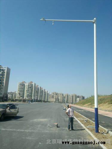 监控立杆,监控杆,摄像机价格_道路监控杆摄像机立杆八角不锈钢立杆道路交通杆电子**灯杆图2