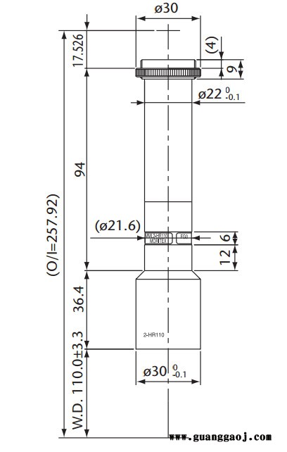 日本茉丽特       MML-HR系列     MML2-HR110    远心工业镜头图3