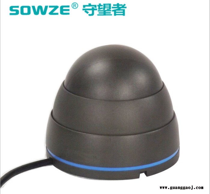 sowze厂家 SDI高清红外摄像机 200万海螺半球24灯车内黑白监控 30帧星光级带菜单线 **救护车公交车图2