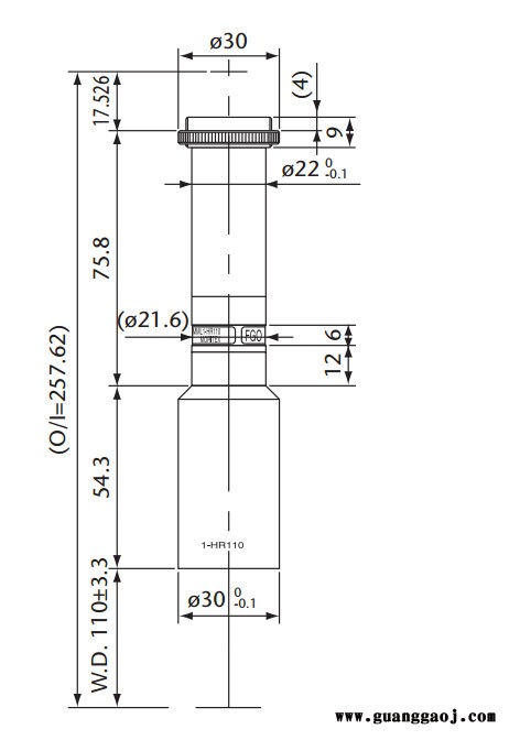 日本茉丽特       MML-HR系列     MML1-HR110D    远心工业镜头图1