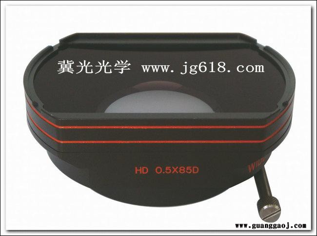 供应冀光HD0.5倍方形定焦广角附加镜、鱼眼镜 广角镜头0.5倍广角镜摄像机广角镜图2