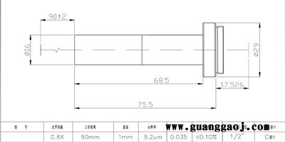 65mm110mm物距远心镜头机器视觉检测工业镜头C接口 可选同轴光镜头可定制物距 倍率图3