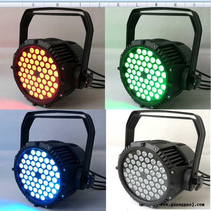 广州舞台灯光 厂家批发 佰冠BG-IP543N1 LED防水帕灯 LED染色灯 舞台灯光 演出设备图5