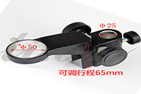大量销售显微镜XDC-10A调焦机构 双手轮镜头托架Z轴升降座子图4