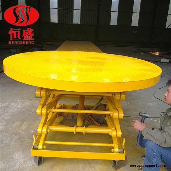 升降旋转舞台 液压伸缩升降台 酒吧4S车展婚庆春晚演出圆形舞台图2