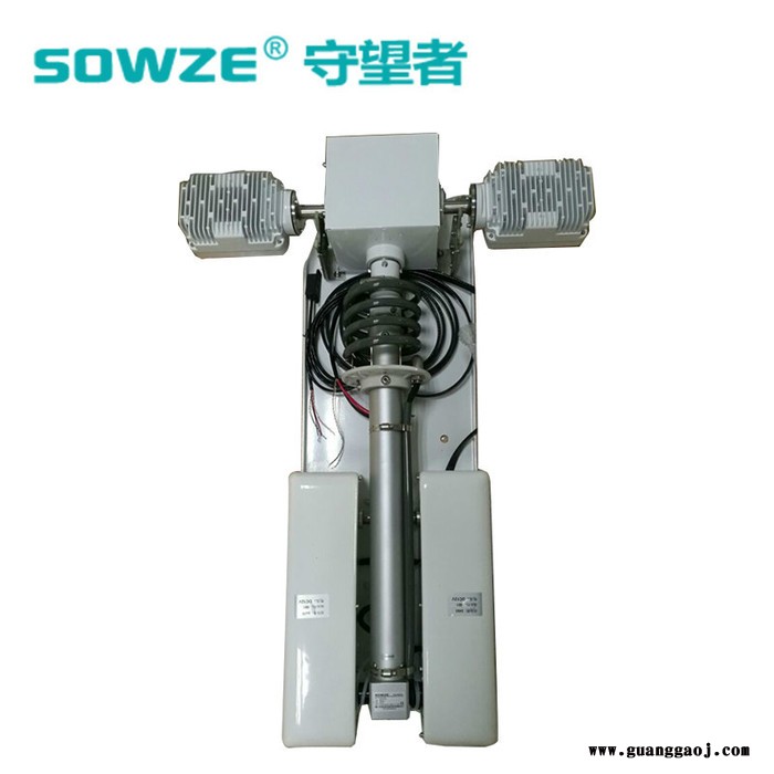 守望者车载升降灯杆 车载抢险救灾用涡轮侧卧式升降照明搜索云台图2