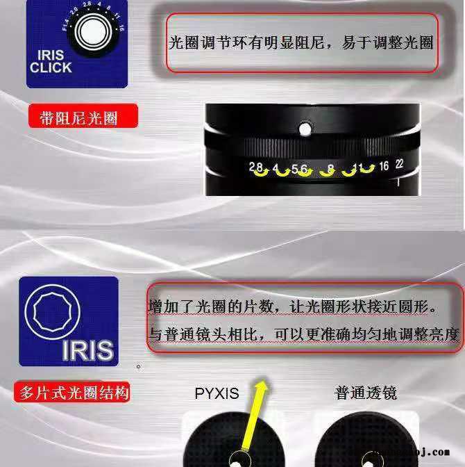 SPACECOM 1 靶面 电动变焦短波镜头64-640mm 10X倍率 安防监控镜头图3